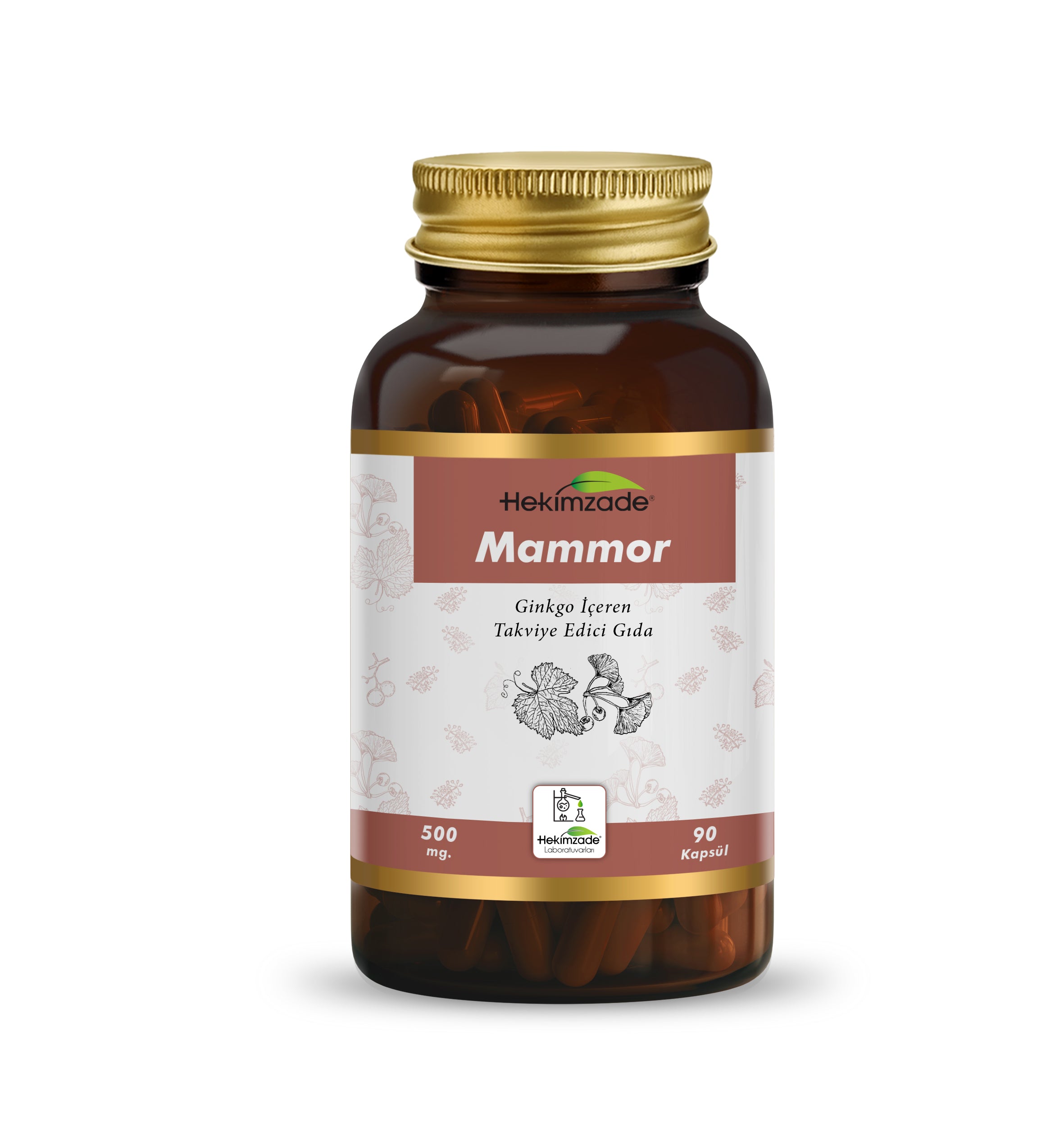 MAMMOR 90 KAPSÜL 500mg - Ginkgo İçeren Takviye Edici Gıda