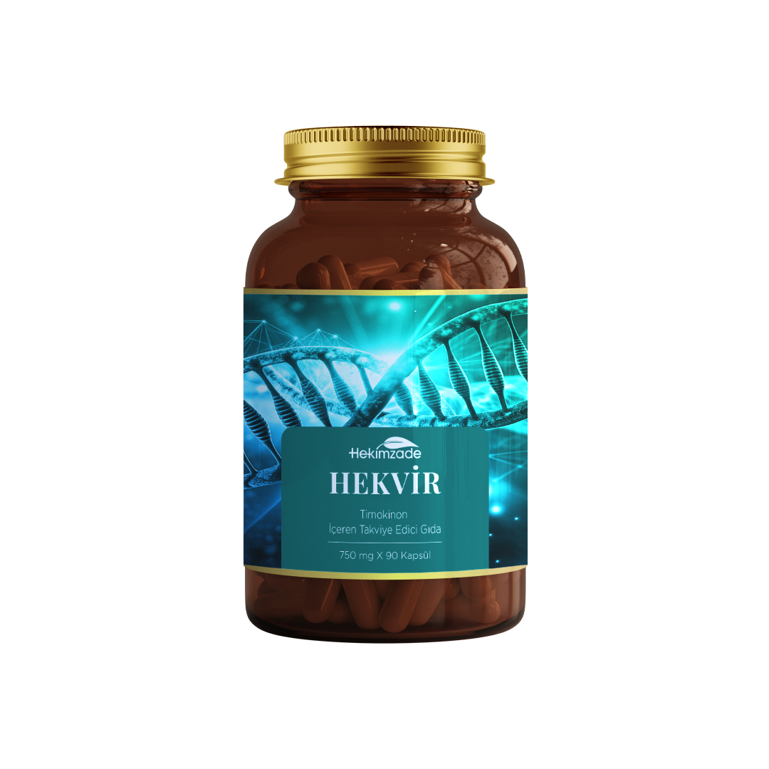HEKVİR 90 KAPSÜL 750mg - Timokinon İçeren Takviye Edici Gıda