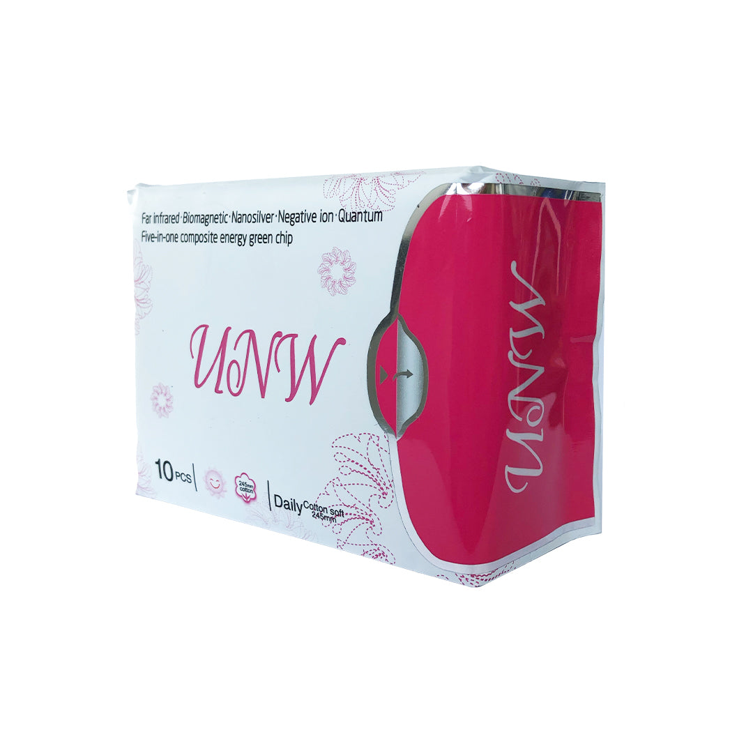 UNW DAY PAD - 100% Silky Sanitary Pad (10 Pieces)