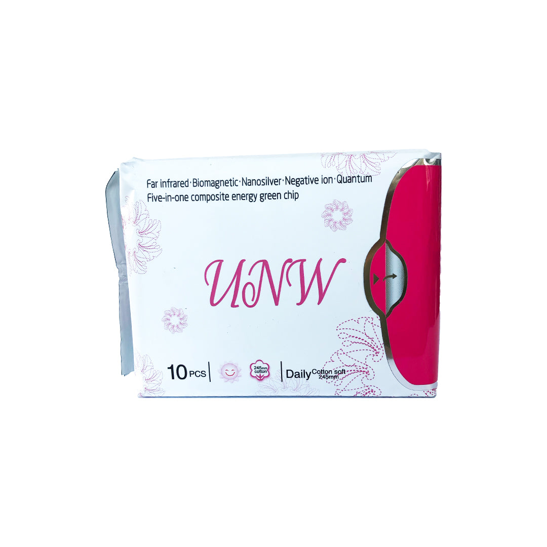 UNW DAY PAD - 100% Silky Sanitary Pad (10 Pieces)