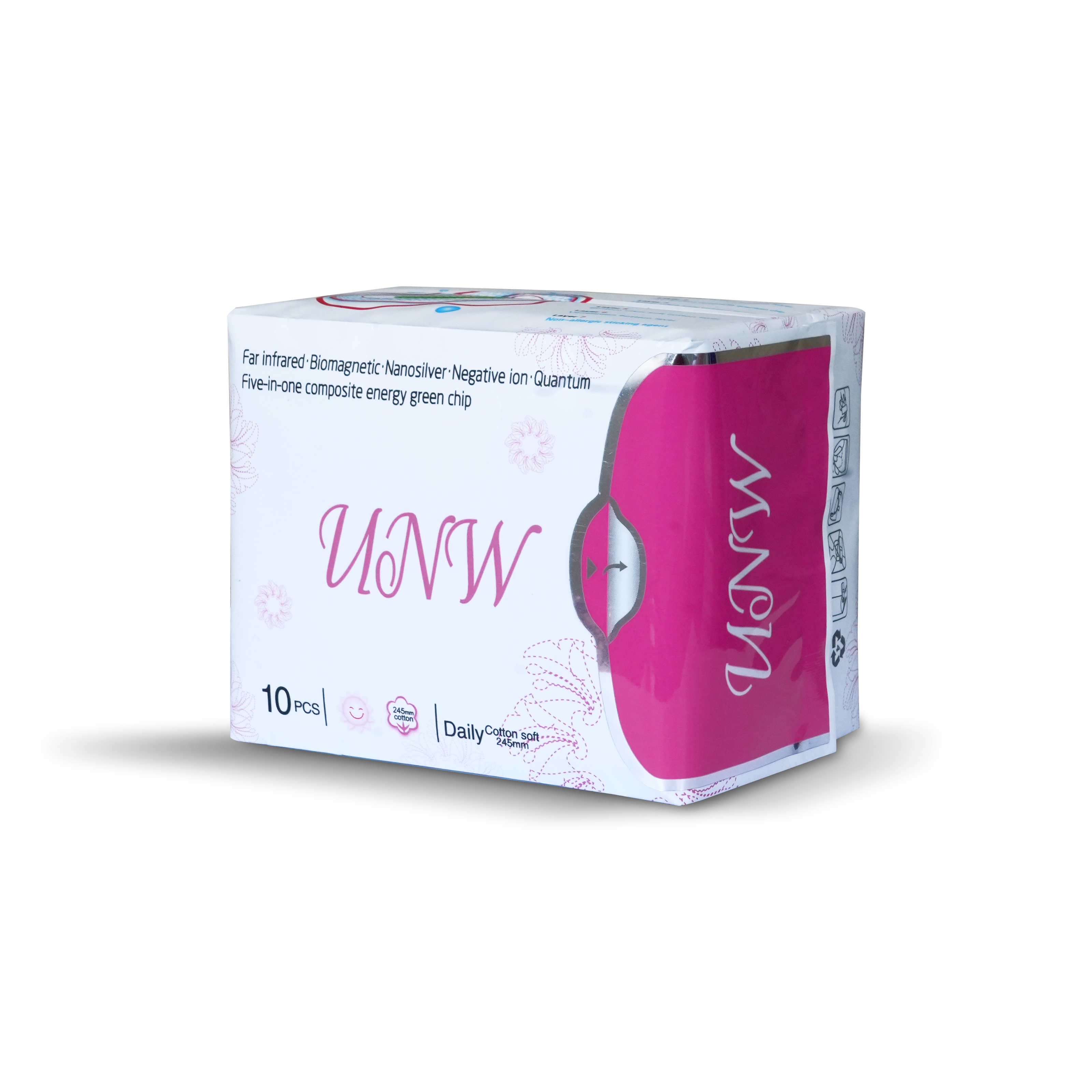 UNW GÜNDÜZ PEDİ - %100 İpeksi Hijyenik Ped (10 Adet)