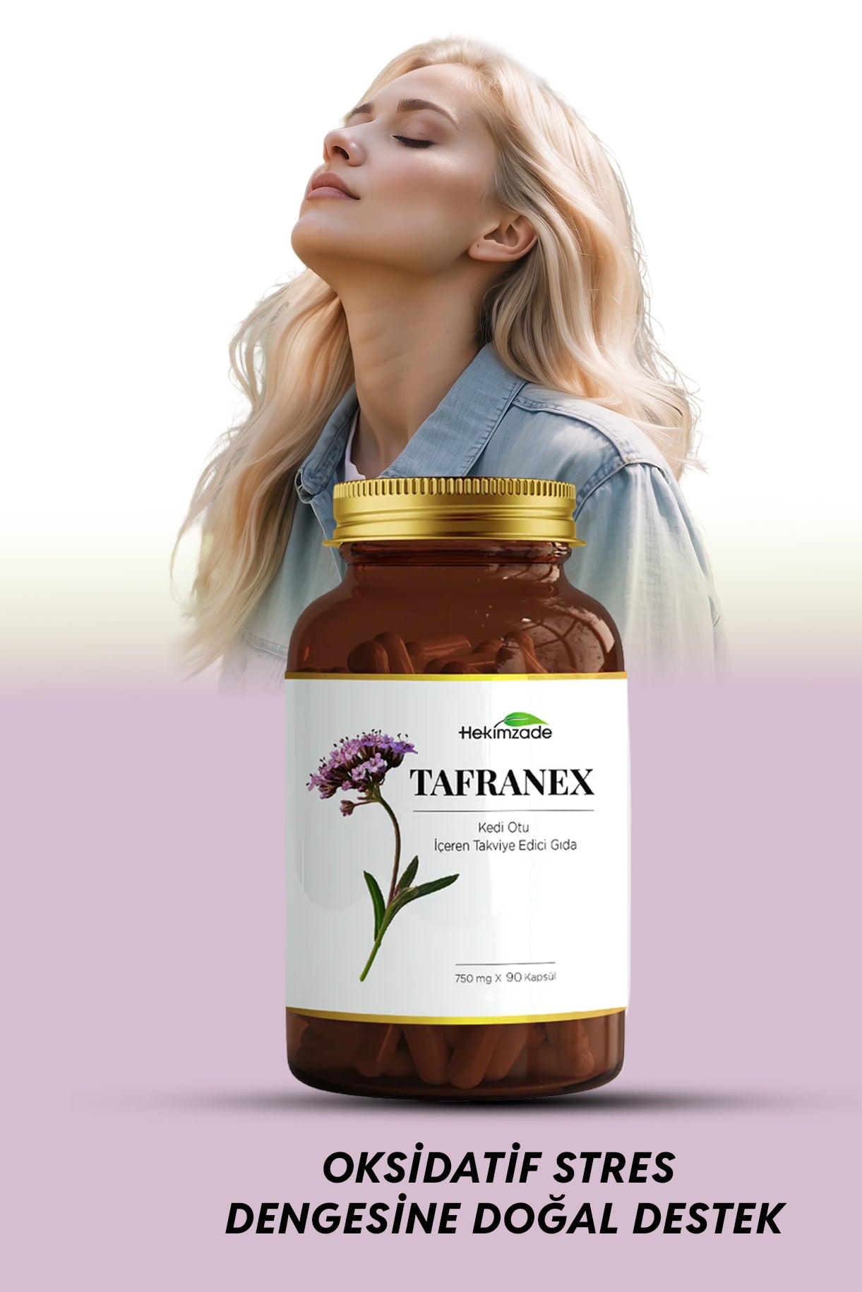 TAFRANEX 90 KAPSÜL 750mg - مكمل غذائي يحتوي على الناردين