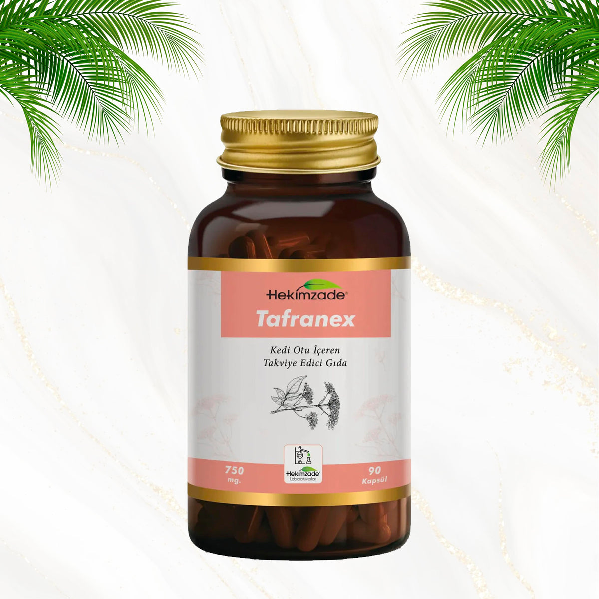 Huzur Seti - TAFRANEX 90 KAPSÜL & Fit Omega SOFTJELL KAPSÜL & Mercan Paket Çay