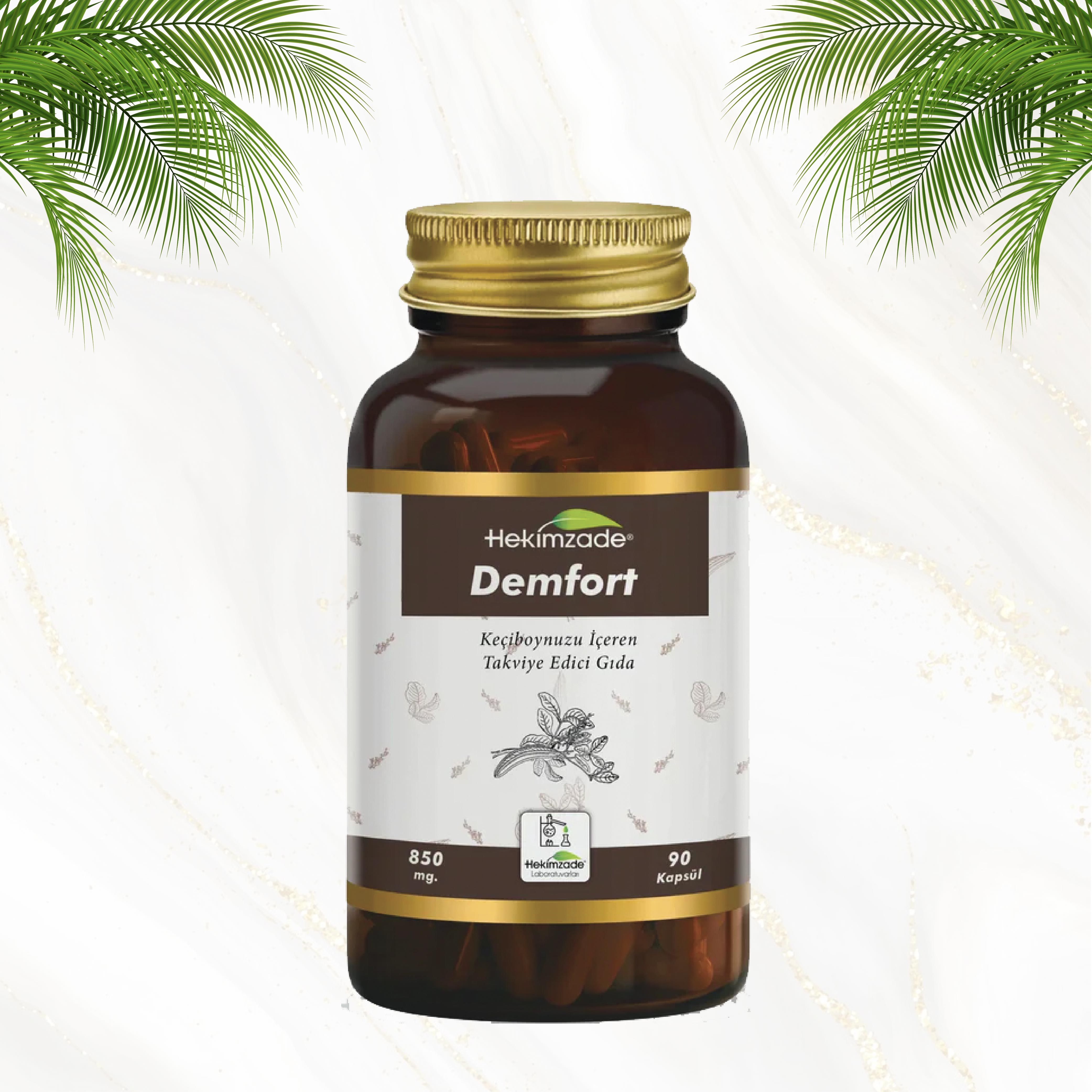 DEMFORT 90 KAPSÜL 850mg - Keçiboynuzu İçeren Takviye Edici Gıda