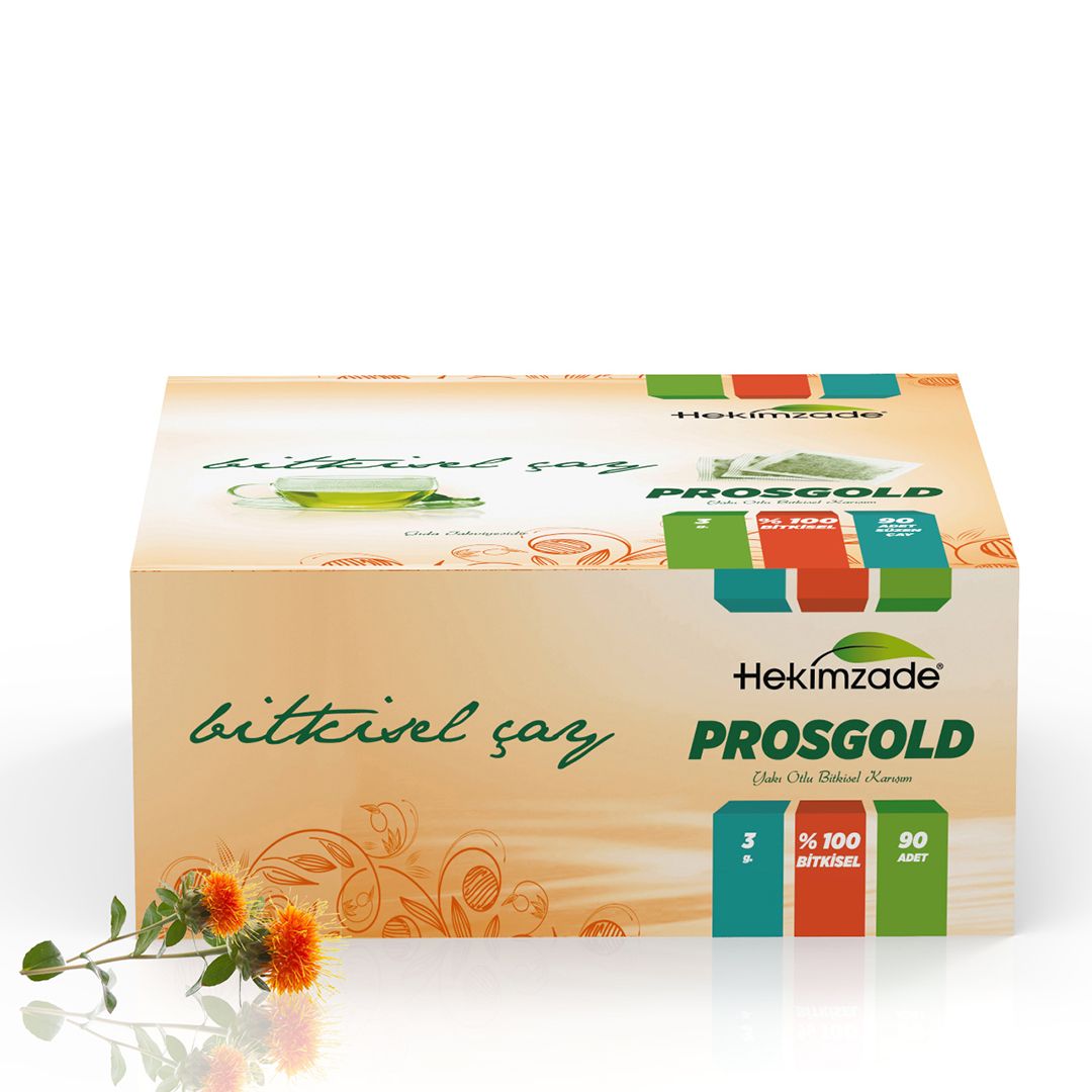 PROSGOLD PAKET ÇAY - Yakı Otu İçeren Bitkisel Karışım 90 Adet (3gr)