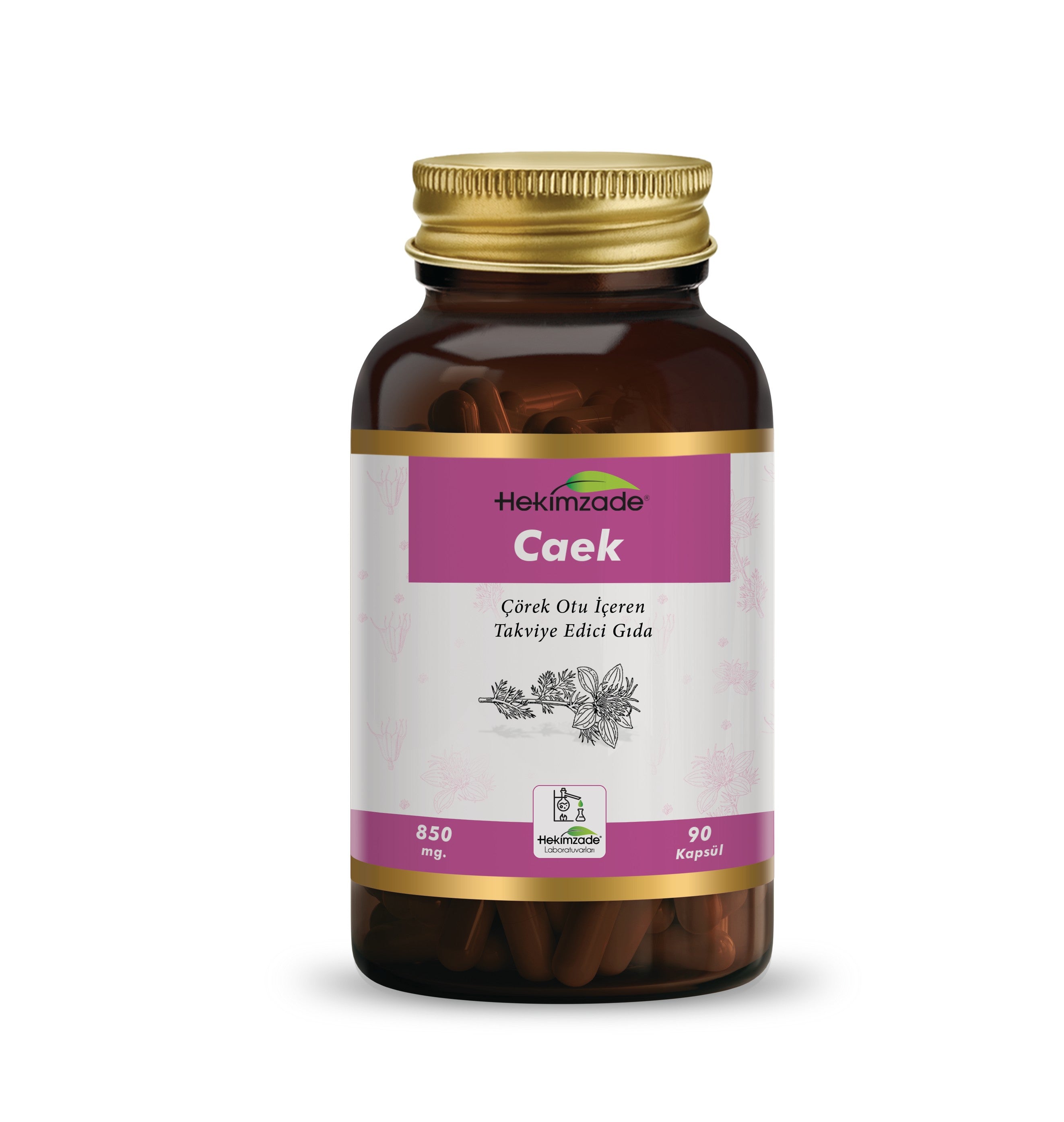 CAEK 90 KAPSÜL 850mg - Çörek Otu İçeren Takviye Edici Gıda