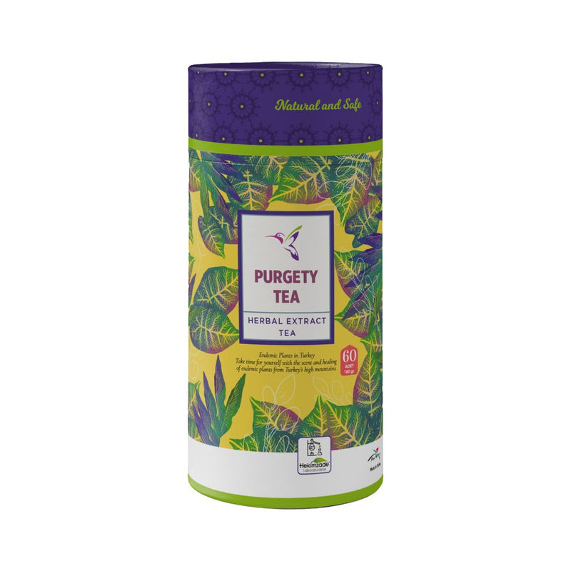 PURGETY TEA PAKET ÇAY - Sedir Yaprağı İçeren Bitkisel Karışım 60 Adet (3gr)