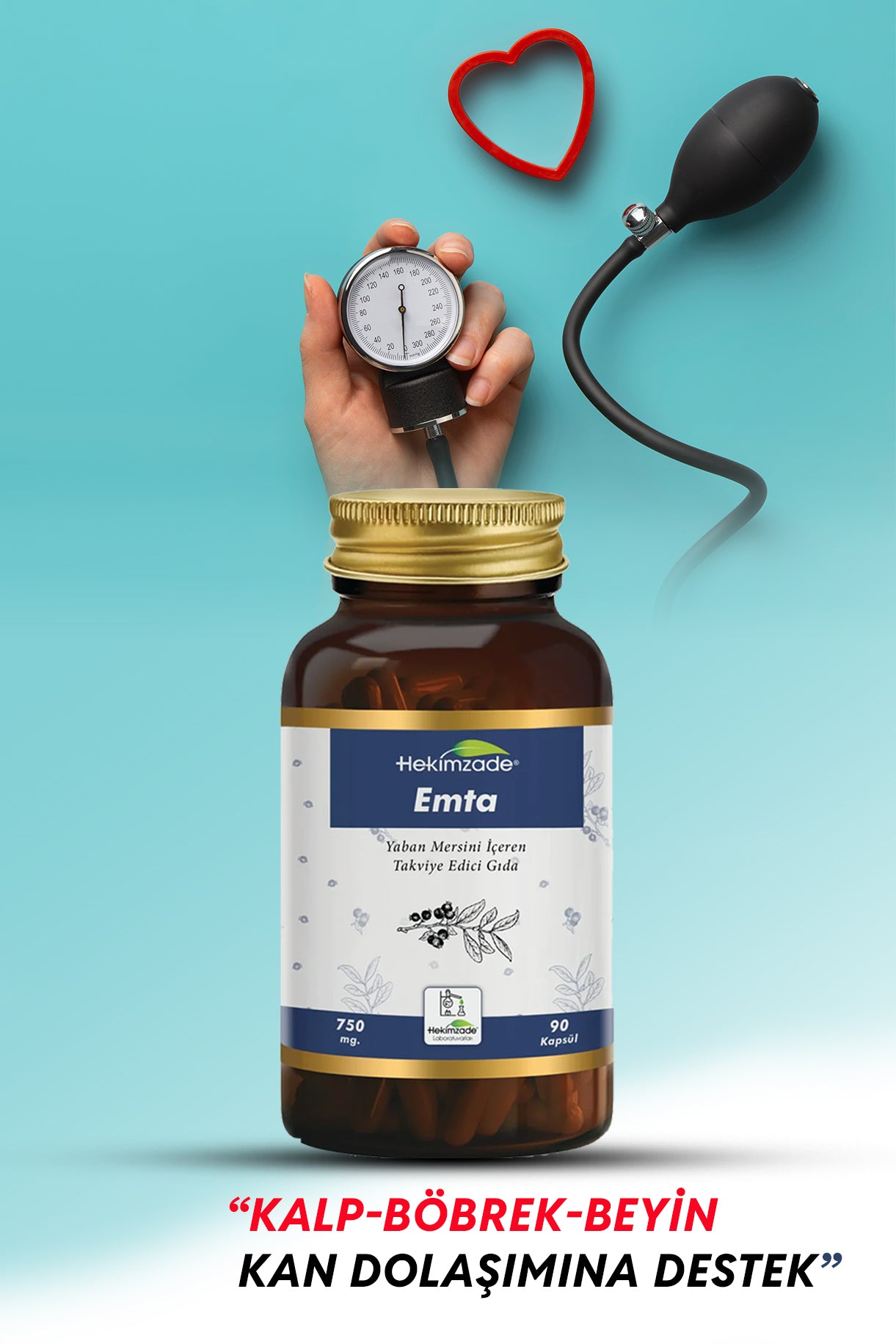 EMTA 90 KAPSÜL 750mg - مكمل غذائي  يحتوي على العنب البري