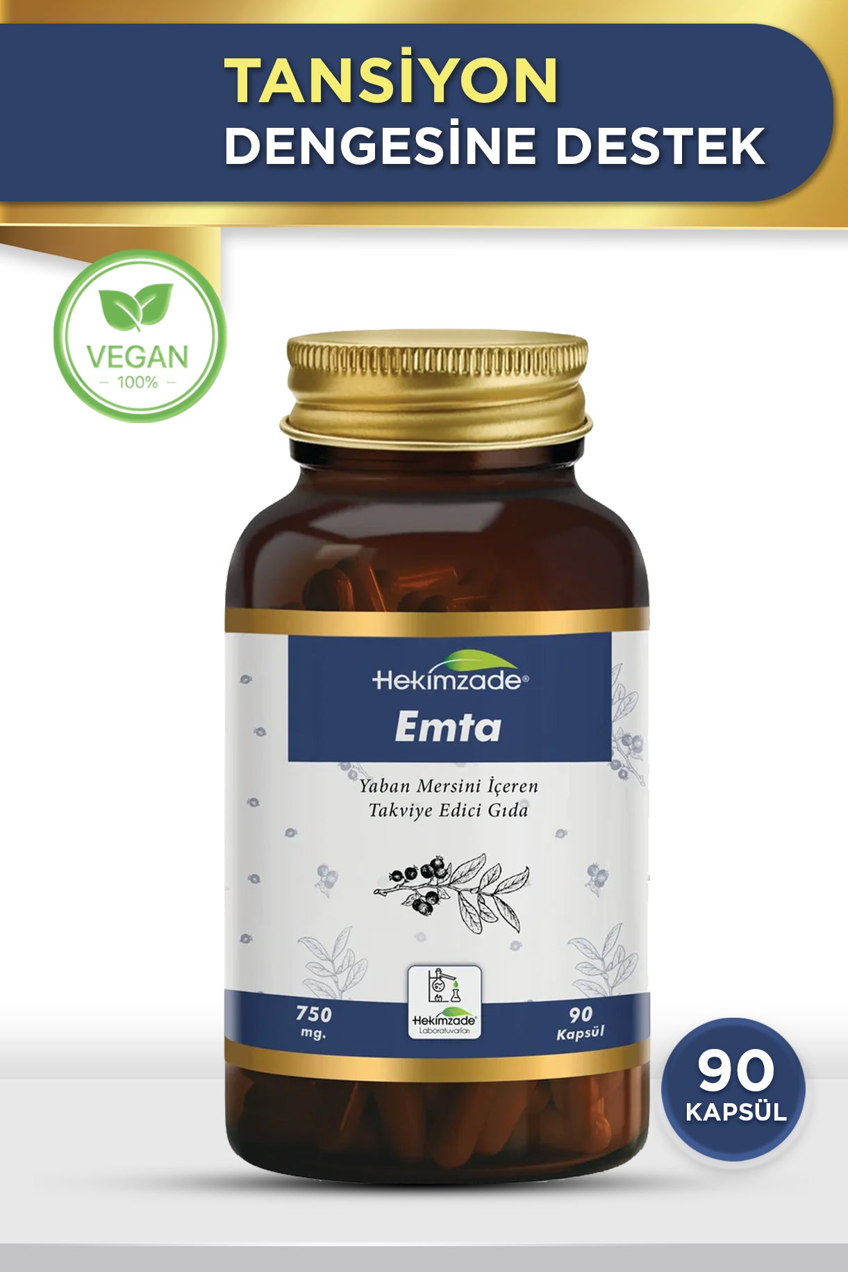 EMTA 90 KAPSÜL 750mg - مكمل غذائي  يحتوي على العنب البري