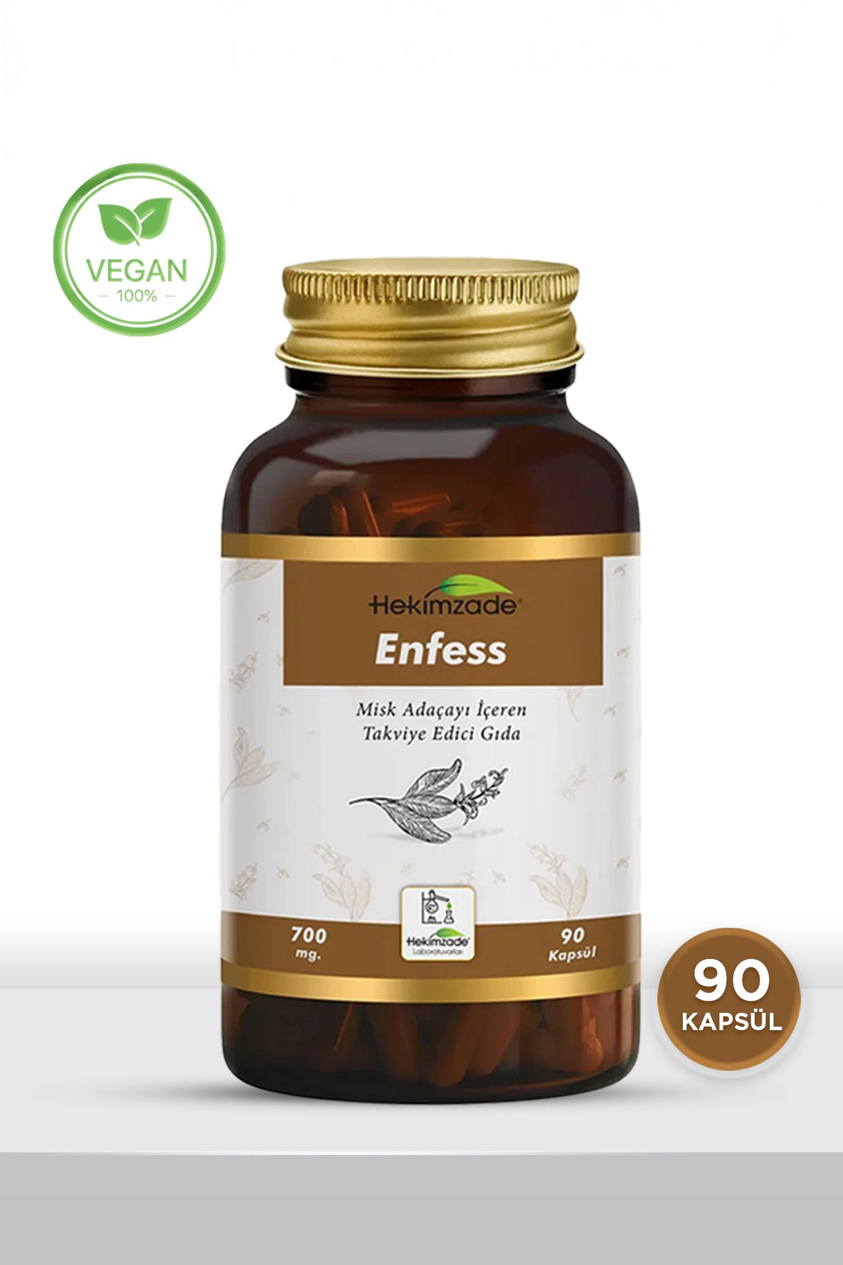 ENFESS 90 KAPSÜL 700mg - Misk Adaçayı İçeren Takviye Edici Gıda