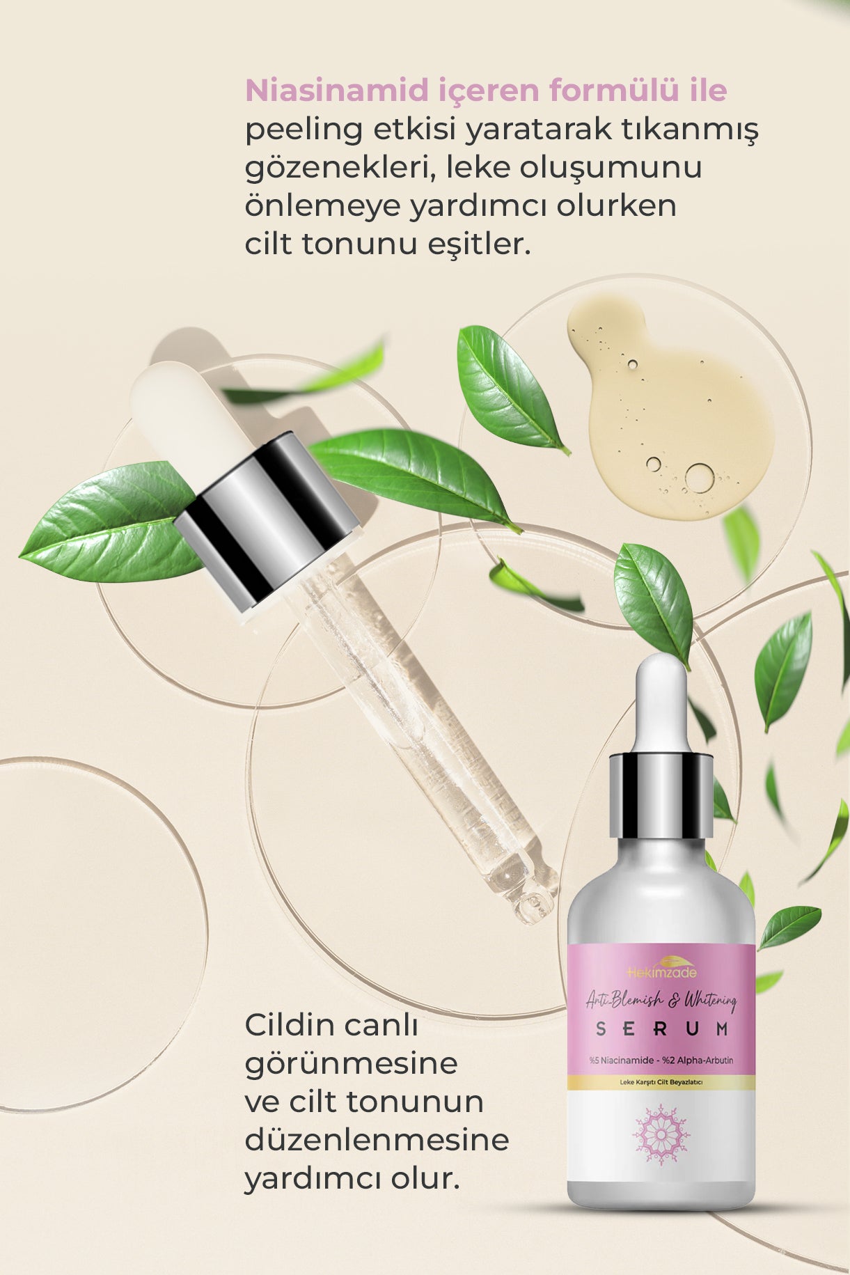 LEKE KARŞITI & CİLT BEYAZLATICI (ANTİ BLEMİSH & WHİTENİNG) SERUM 30 ML