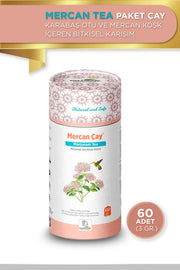 MERCAN PAKET ÇAY - Karabaş Otu Ve Mercan Köşk İçeren Bitkisel Karışım 60 Adet (3gr)