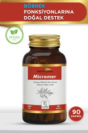 MİCROMER 90 KAPSÜL 650mg - Tavşan Memesi Otu İçeren Takviye Edici Gıda