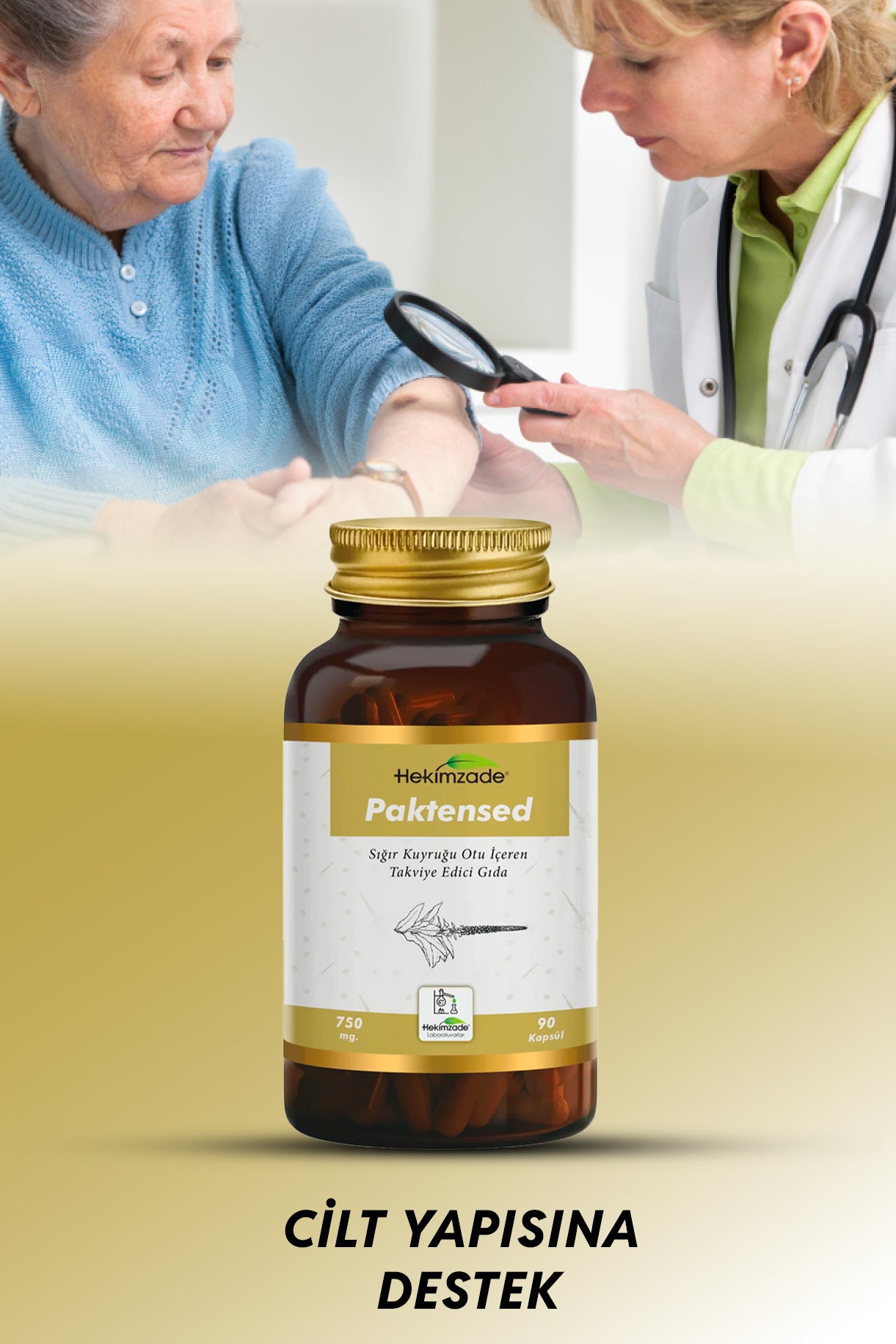 PAKTENSED 90 KAPSÜL 750mg - مكمل غذائي يحتوي على عشب المولين