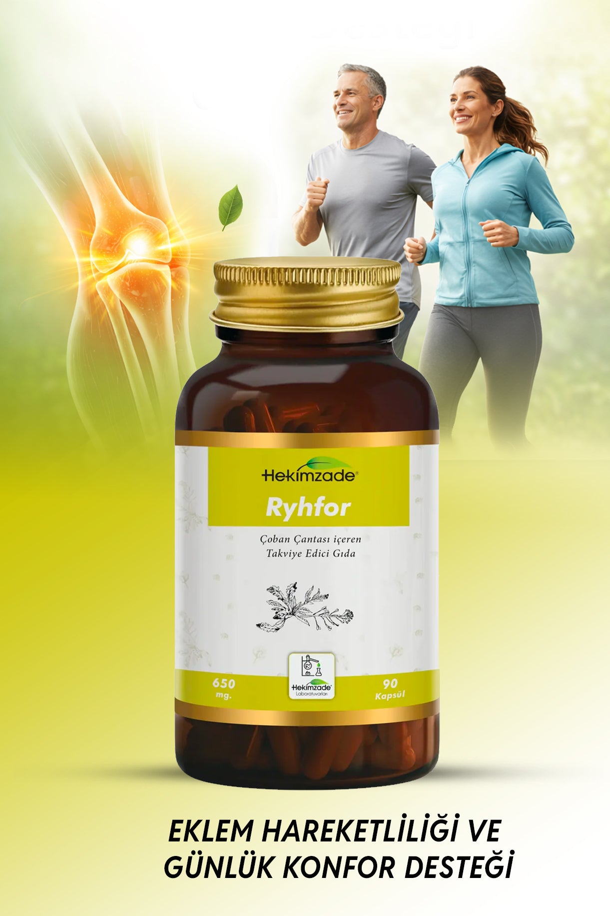 RYHFOR 90 KAPSÜL 650mg - Çoban Çantası İçeren Takviye Edici Gıda