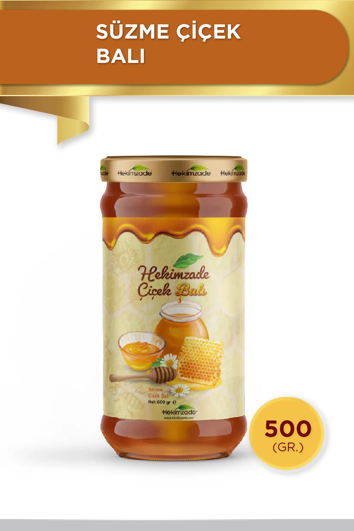 SÜZME ÇİÇEK BALI 600gr