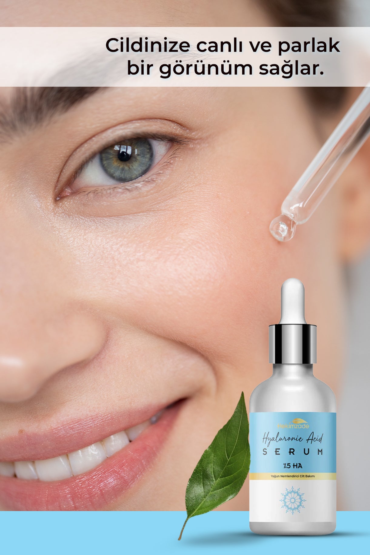 YOĞUN NEMLENDİRİCİ (HYALURONİC ACİD) SERUM %5 HA 30 ML