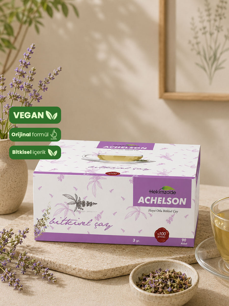 ACHELSON PAKET ÇAY - Hayıt Otlu Bitkisel Karışım 60 Adet (3gr)