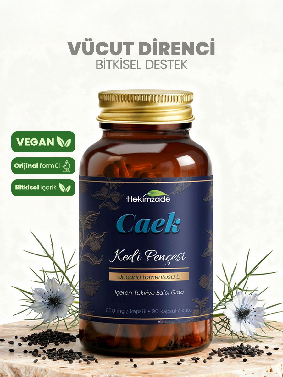 CAEK 90 KAPSÜL 850mg - Kedi Pençesi İçeren Takviye Edici Gıda