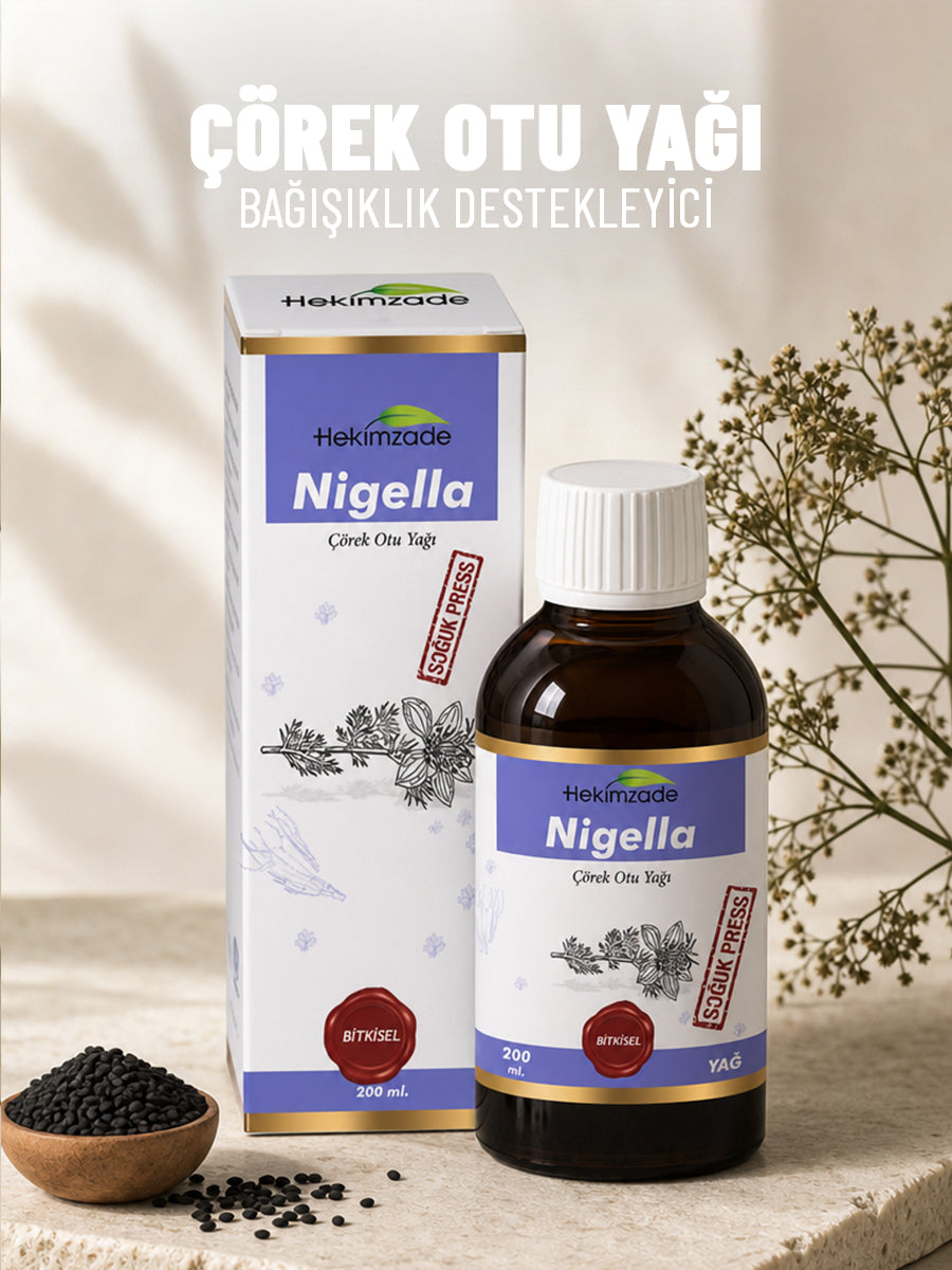 NİGELLA OİL - Black Seed Oil Cold Press 200ml