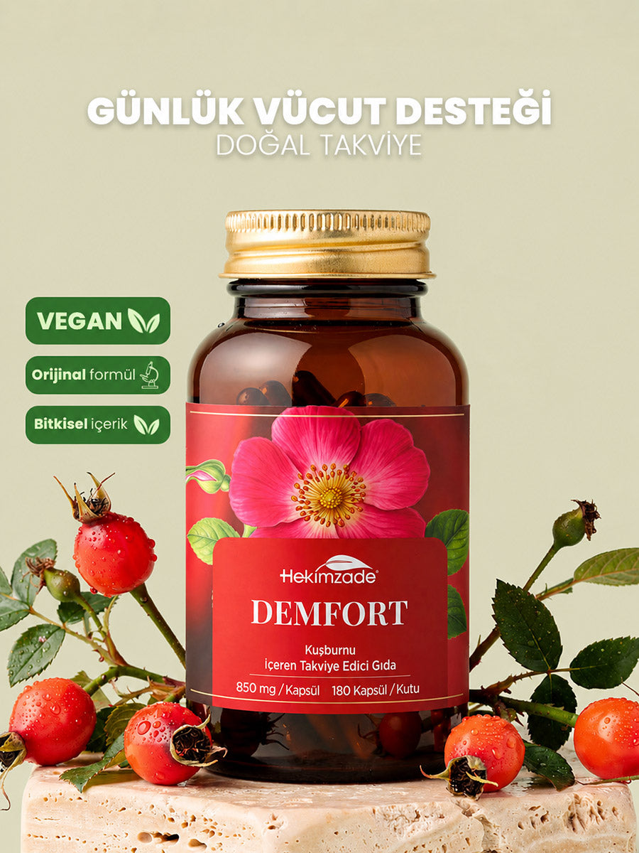 DEMFORT 180 KAPSÜL 850mg - Keçiboynuzu İçeren Takviye Edici Gıda