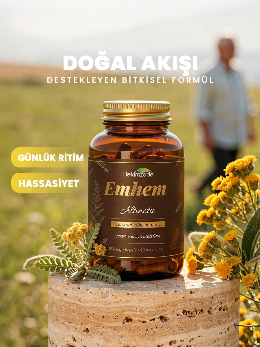 EMHEM 90 KAPSÜL 650mg - Altın Otu Içeren Takviye Edici Gıda