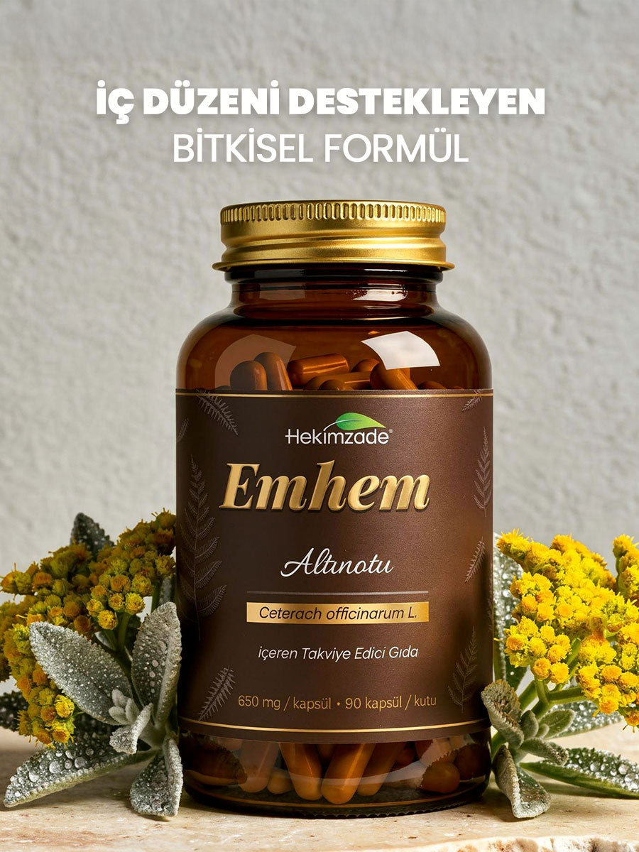 EMHEM 90 KAPSÜL 650mg - Altın Otu Içeren Takviye Edici Gıda
