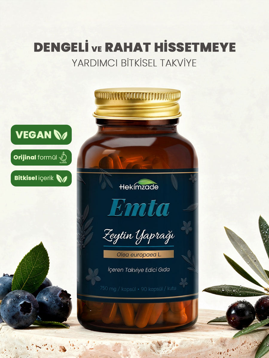 健康・医学 Internal Medicine EMTA 90 KAPSÜL 750mg - Yaban Mersini İçeren Takviye Edici Gıda