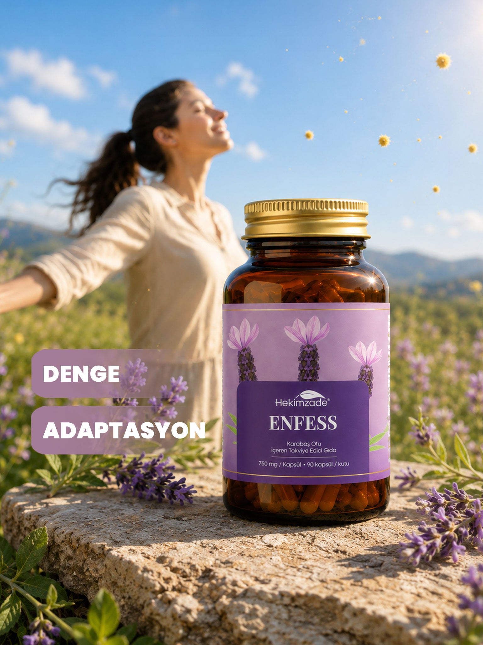 ENFESS 90 KAPSÜL 700mg - Misk Adaçayı İçeren Takviye Edici Gıda