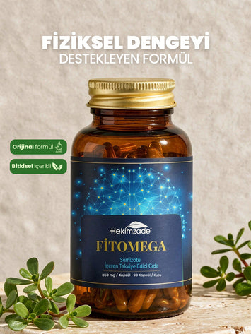 Fit Omega SOFTJEL 90 KAPSÜL 650mg - Semiz Otu İçeren Takviye Edici Gıda