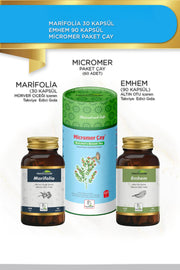 SUMMER PREPARATION SET - Micromer Tea & Emhem 90 Capsules & Marifolia 30 Capsules