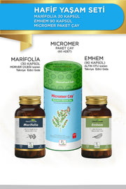 Günlük Destek Seti - Micromer Çay & Emhem 90 Kapsül & Marifolia 30 Kapsül