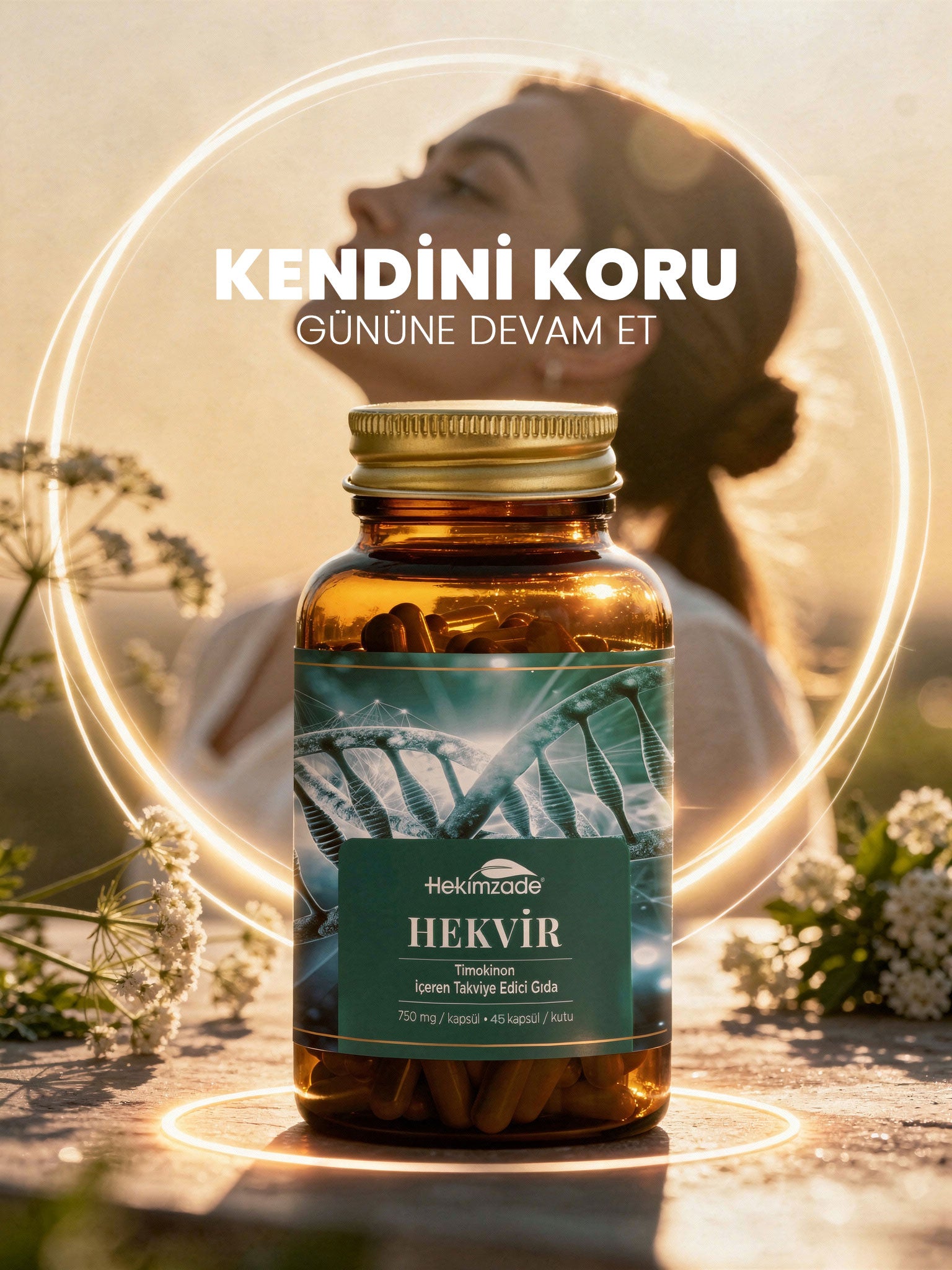Hekvir 45 Kapsül 750mg - Timokinon İçeren Takviye Edici Gıda