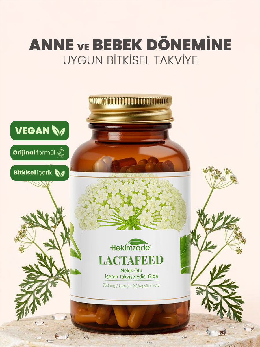 LACTAFEED 90 KAPSÜL 750mg - Çin Melek Otu İçeren Takviye Edici Gıda
