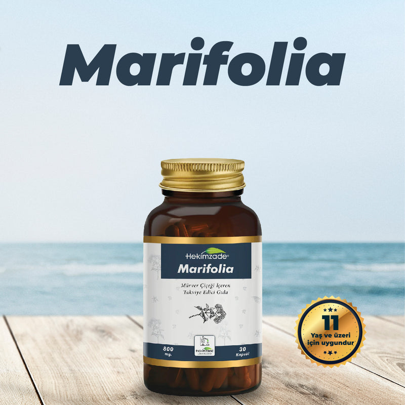 Marifolia 6 / 30 Capsules 800mg - Food Supplement with Elderberry
