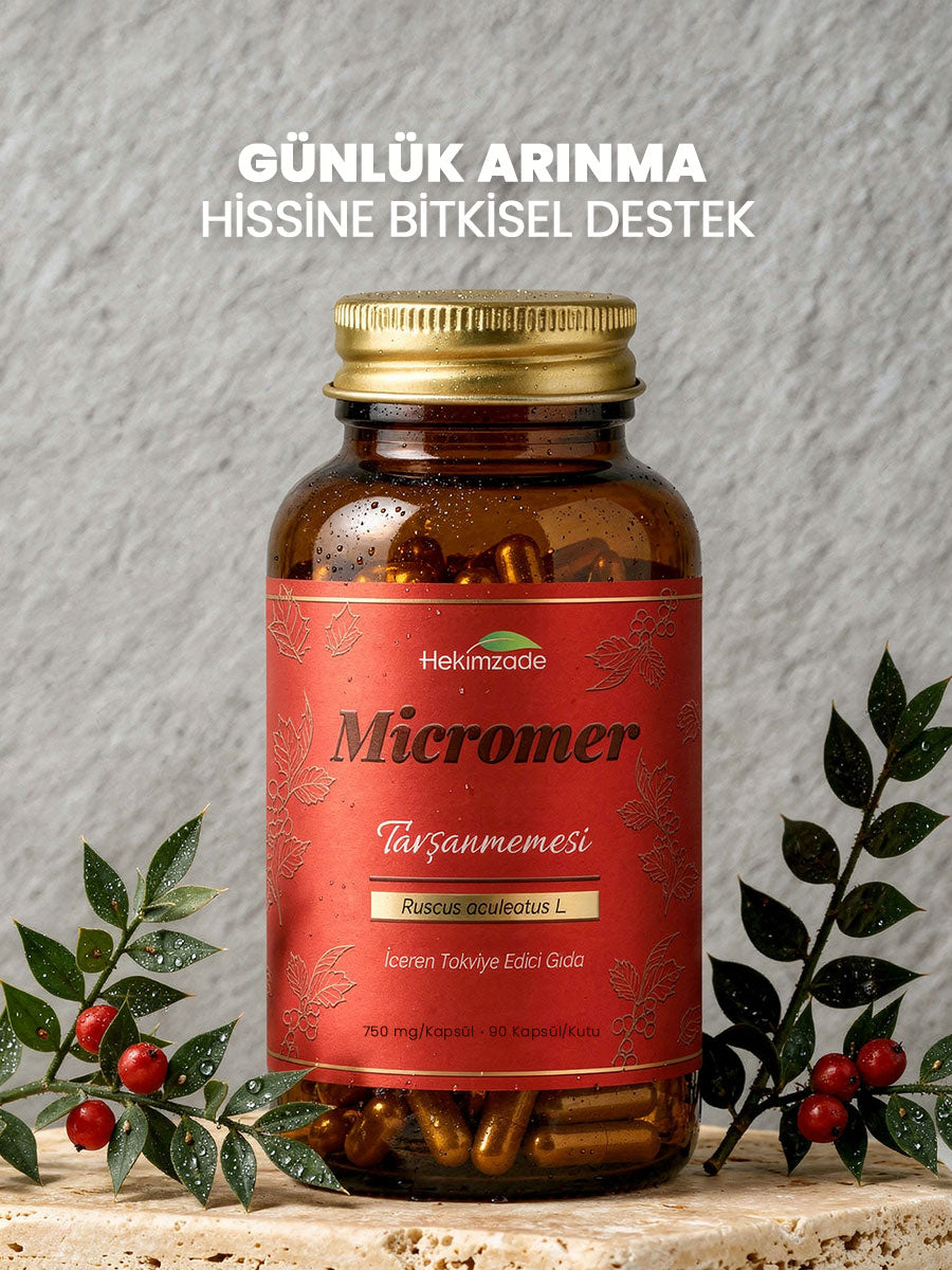 MİCROMER 90 KAPSÜL 650mg - Tavşan Memesi Otu İçeren Takviye Edici Gıda