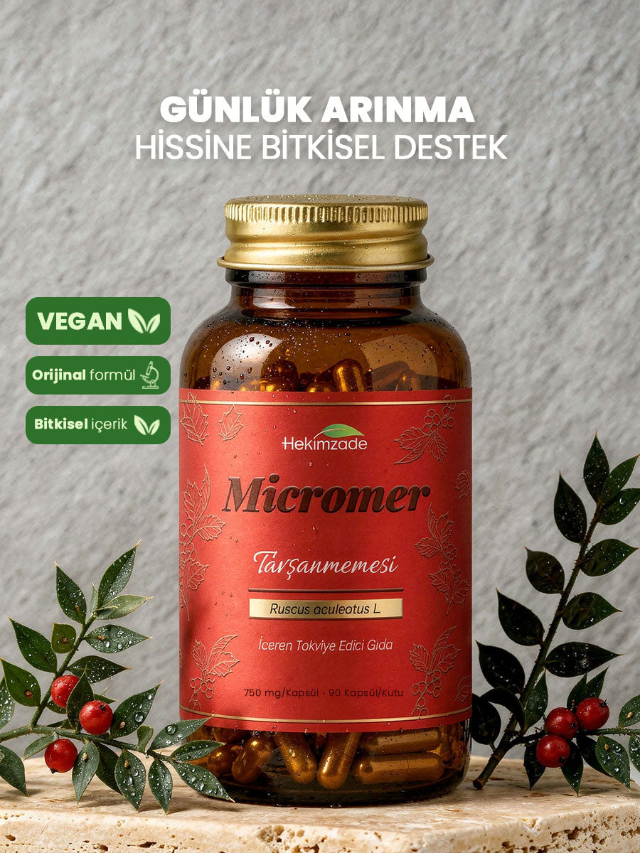 MİCROMER 90 KAPSÜL 650mg - Tavşan Memesi Otu İçeren Takviye Edici Gıda