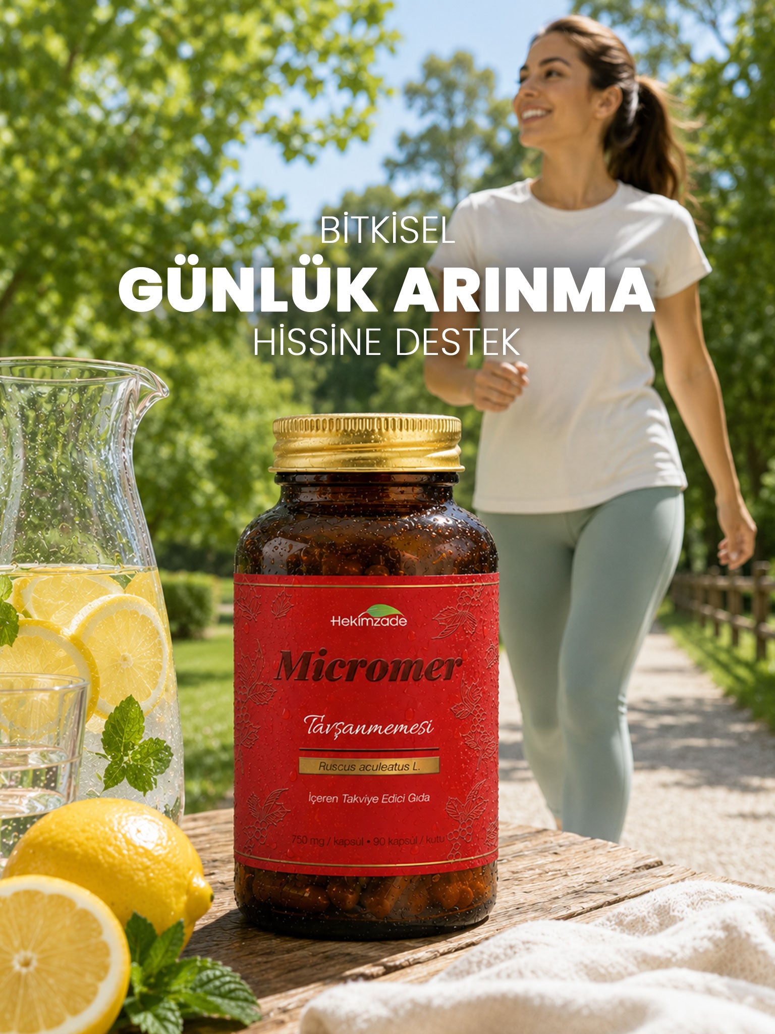MİCROMER 90 KAPSÜL 650mg - شاي الاعشاب يحتوي على نبات  الآس البري