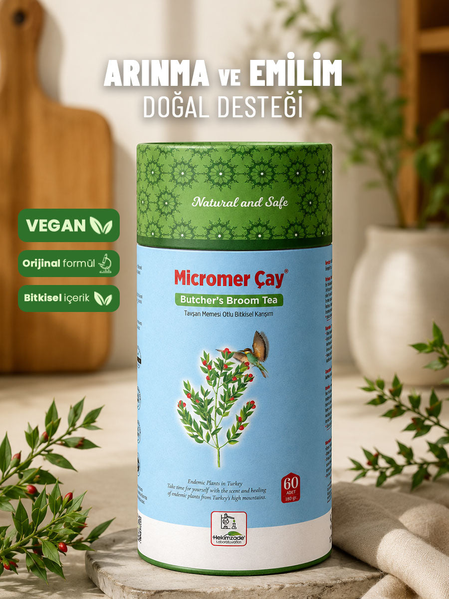 MİCROMER PAKET ÇAY - Tavşan Memesi Otlu Bitkisel Karışım 60 Adet (3gr)