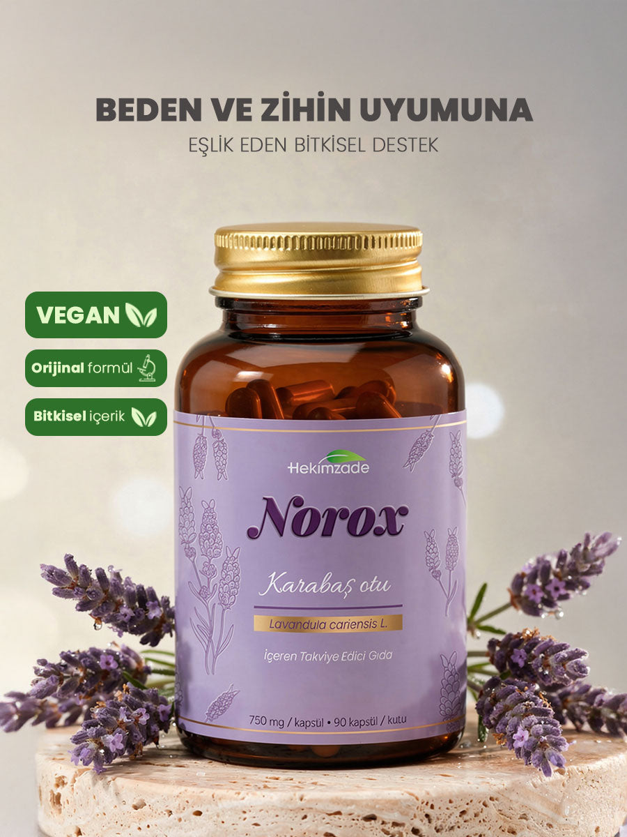 NOROX 90 KAPSÜL 750mg - Karabaş Otu İçeren Takviye Edici Gıda