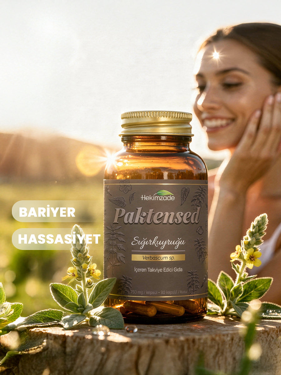 PAKTENSED 90 KAPSÜL 750mg - Sığır Kuyruğu Otu İçeren Takviye Edici Gıda