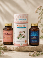 Rahatlama Seti - TAFRANEX 90 KAPSÜL & Fit Omega SOFTJELL KAPSÜL & Mercan Paket Çay
