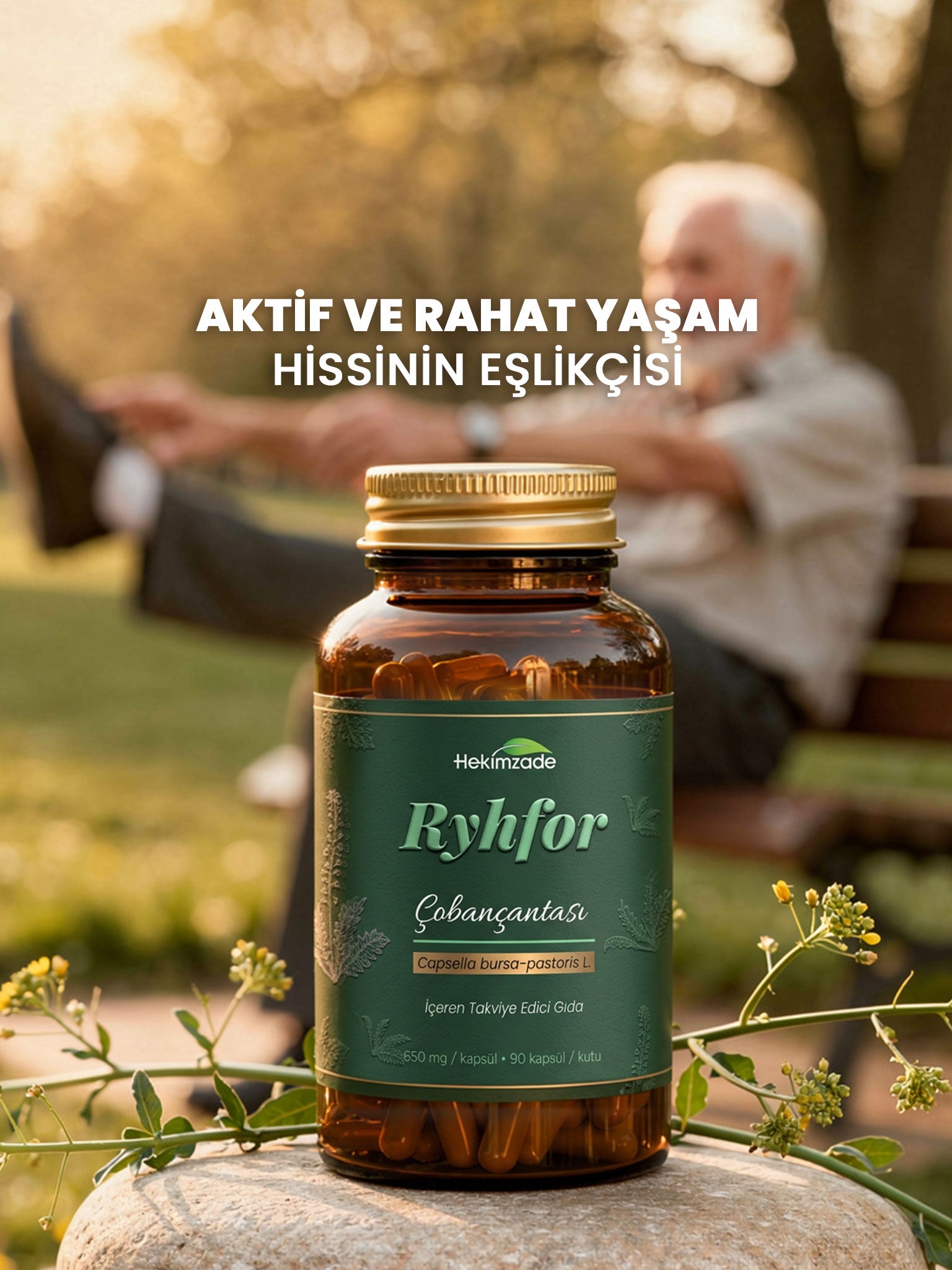 RYHFOR 90 KAPSÜL 650mg - Çoban Çantası İçeren Takviye Edici Gıda