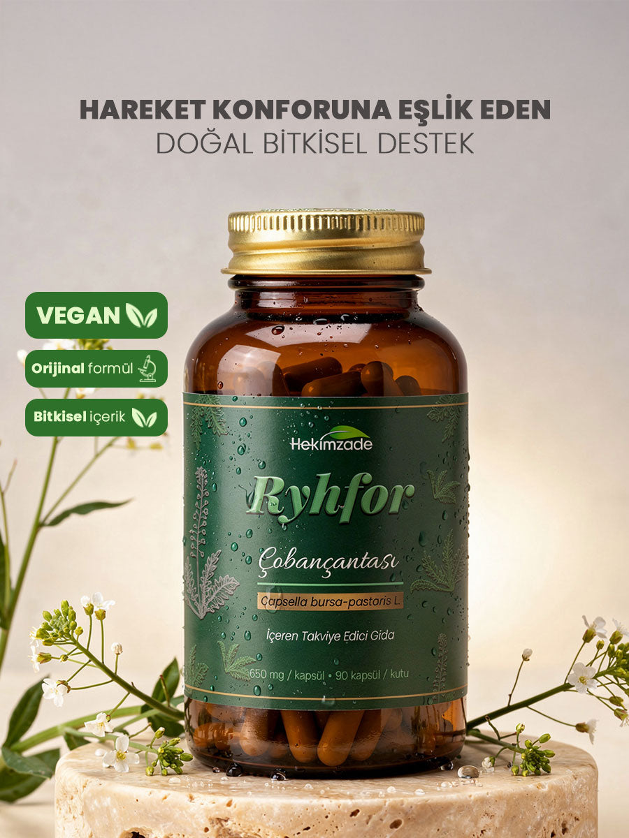 RYHFOR 90 KAPSÜL 650mg - Çoban Çantası İçeren Takviye Edici Gıda
