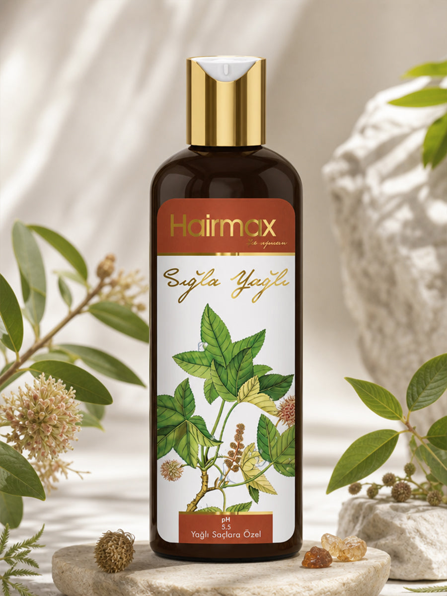 Hairmax Sığla Yağlı Doğal Şampuan - Yağlı Saçlara Özel Formül 400ml