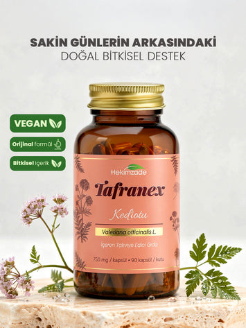 TAFRANEX 90 KAPSÜL 750mg - Kedi Otu İçeren Takviye Edici Gıda