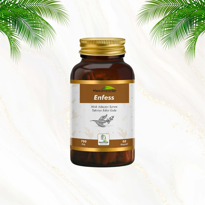 ENFESS 90 CAPSULES 700mg - Supplementary Food Containing Clary Sage
