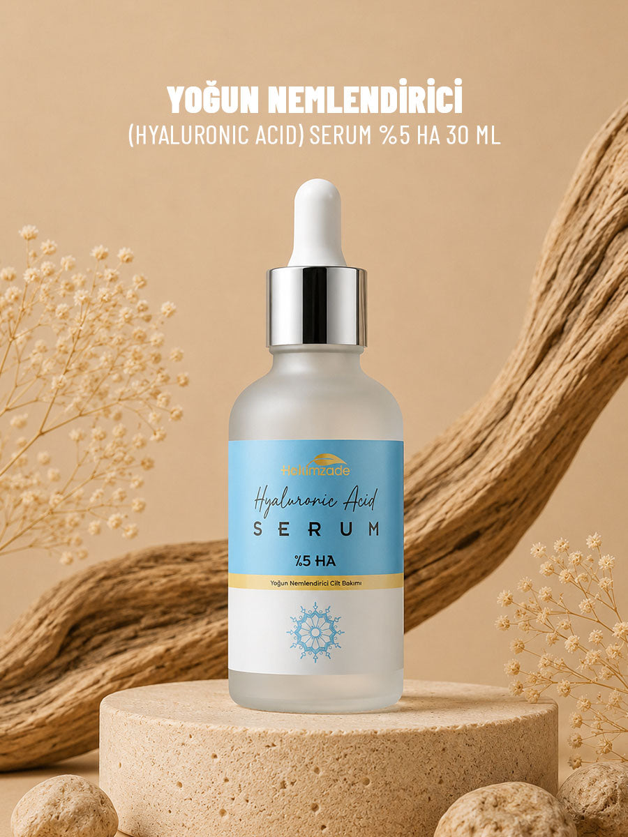 YOĞUN NEMLENDİRİCİ (HYALURONİC ACİD) SERUM %5 HA 30 ML