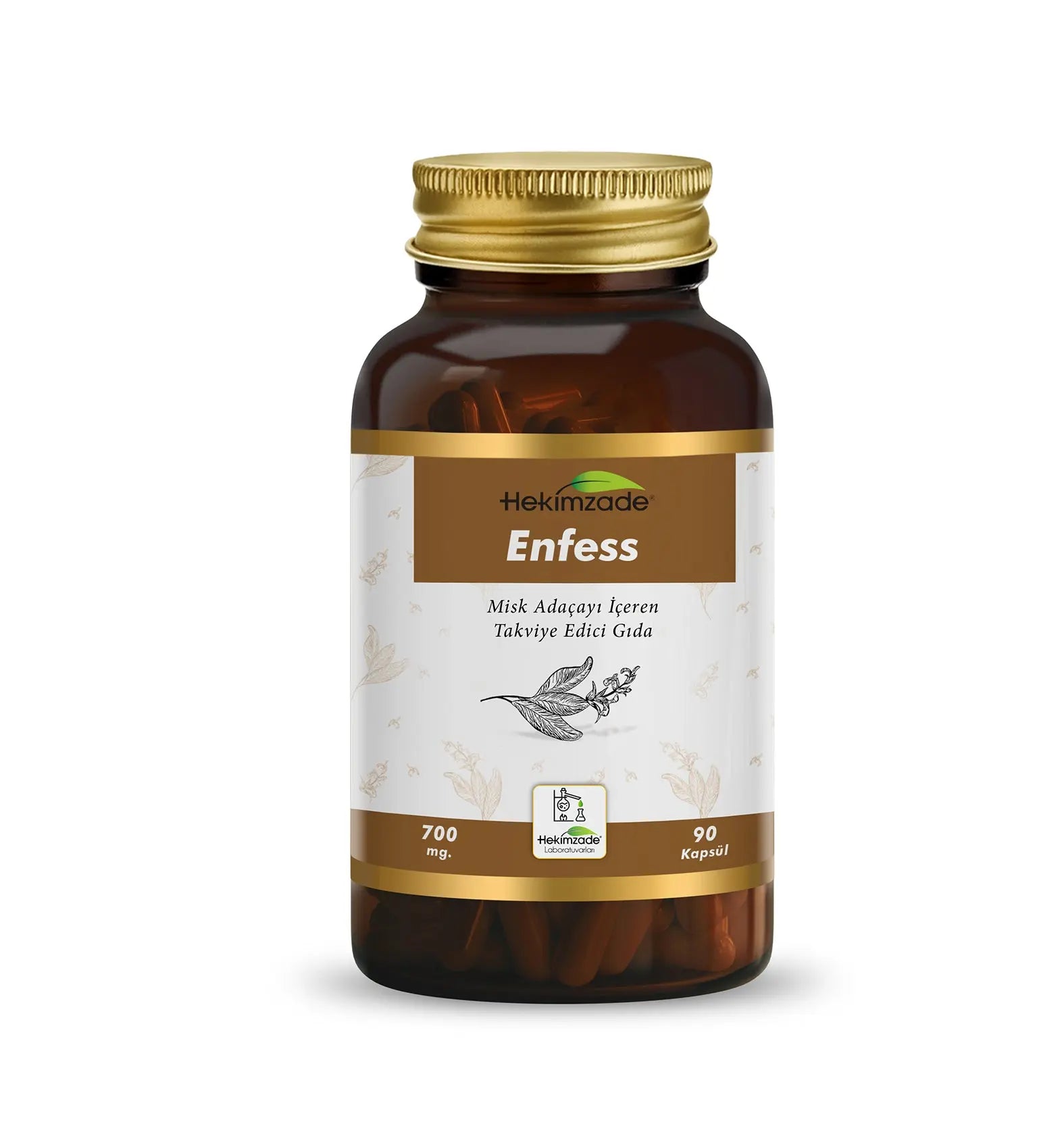 ENFESS 90 KAPSÜL 700mg - Misk Adaçayı İçeren Takiye Edici Gıda