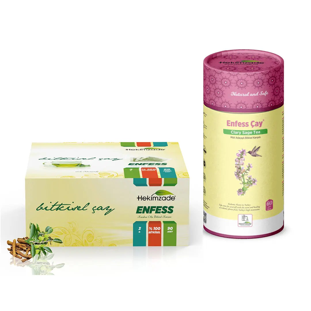 ENFESS PAKET ÇAY - Karabaş Otu İçeren Bitkisel Karışım 60 Adet (3gr)